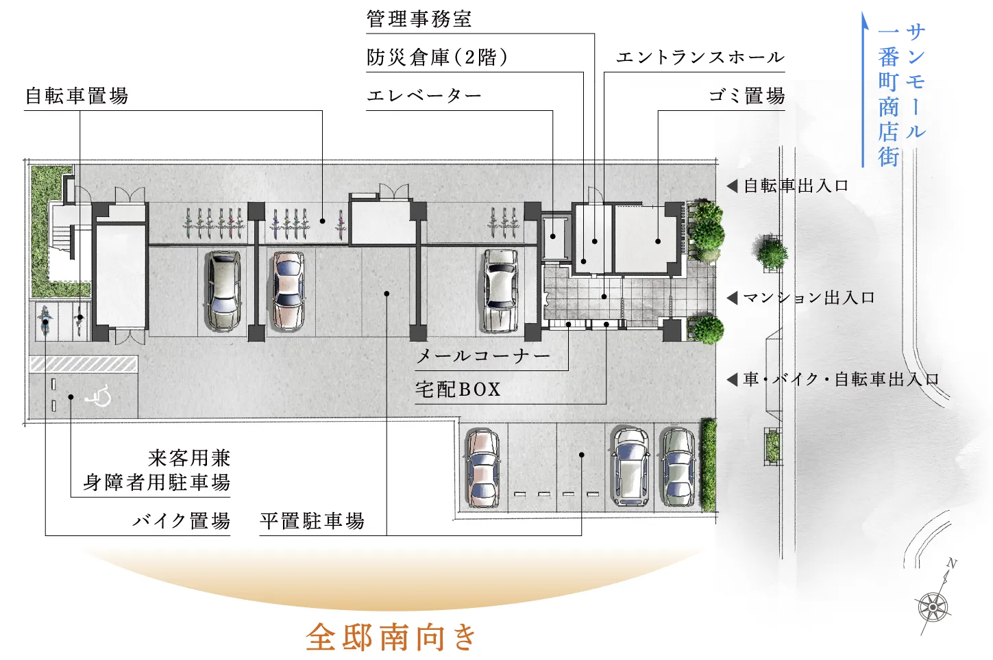 敷地配置図