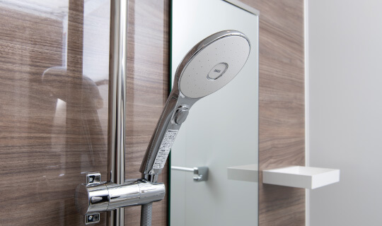 スイッチ付きシャワーヘッド