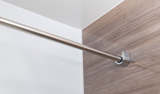 ランドリーパイプ（メタル調1本）